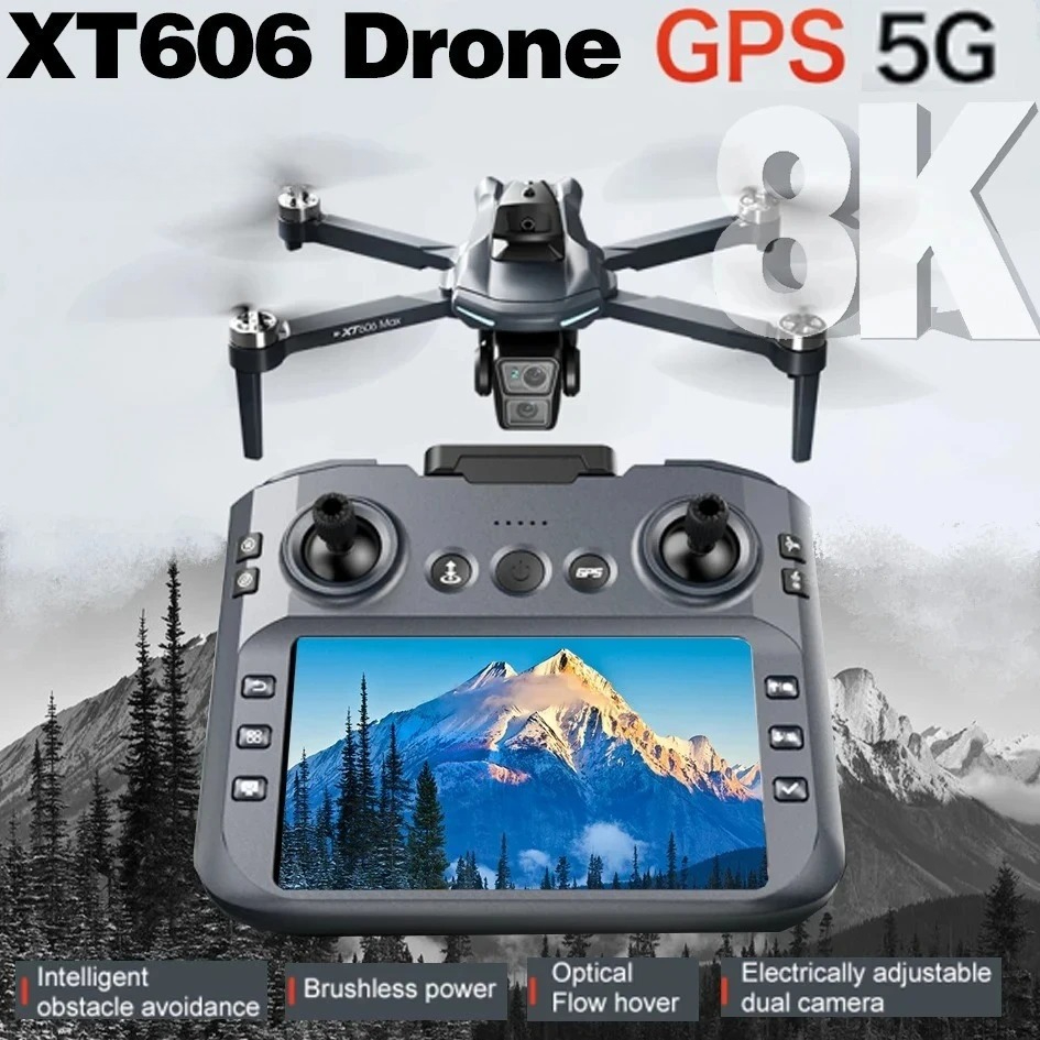 Drone Multispectral - Originele XT606 Drone Professionele 8K HD