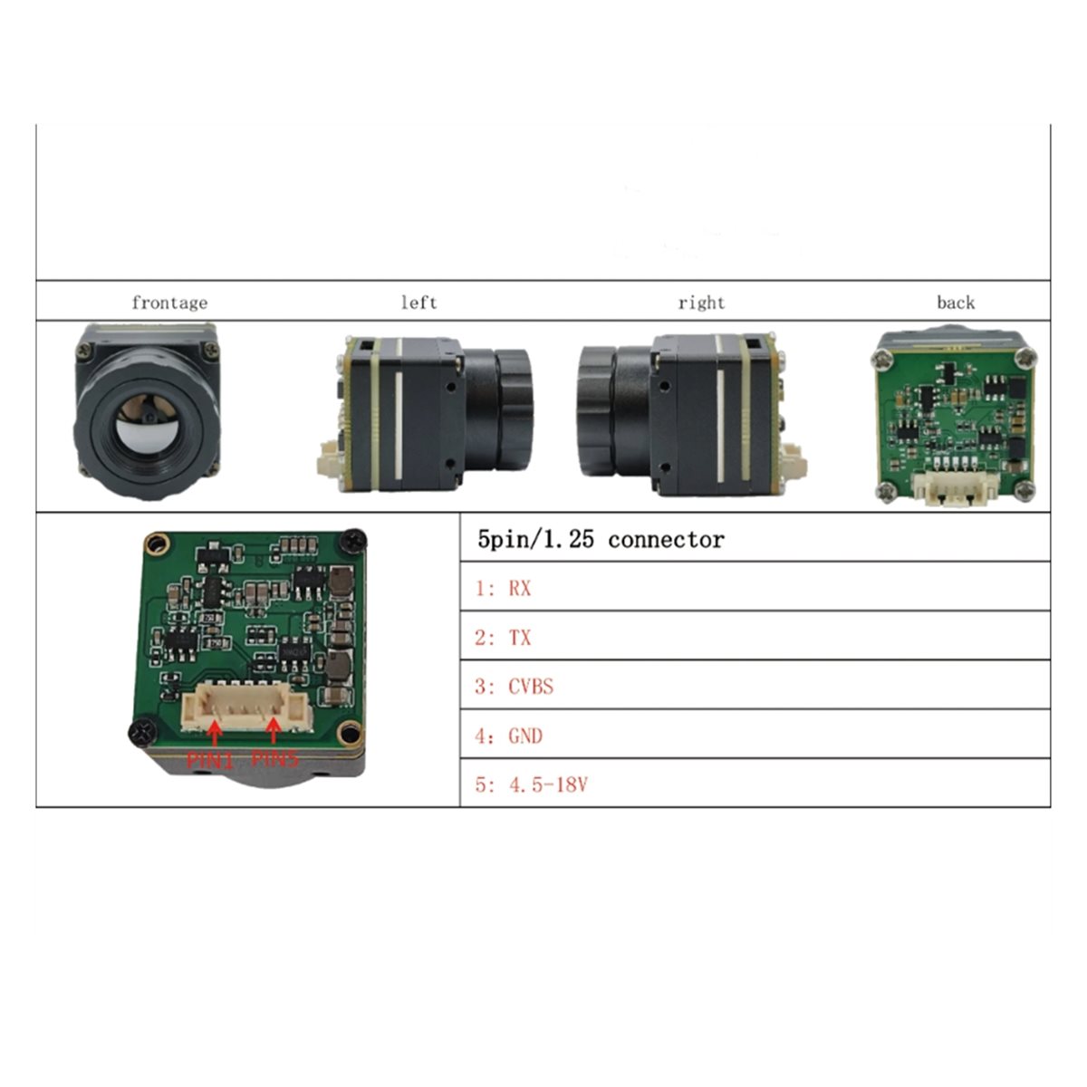 Drone Thermal Imaging - SWXF Infrarood Thermische Beeldvormingsmodule High-Definition Camera