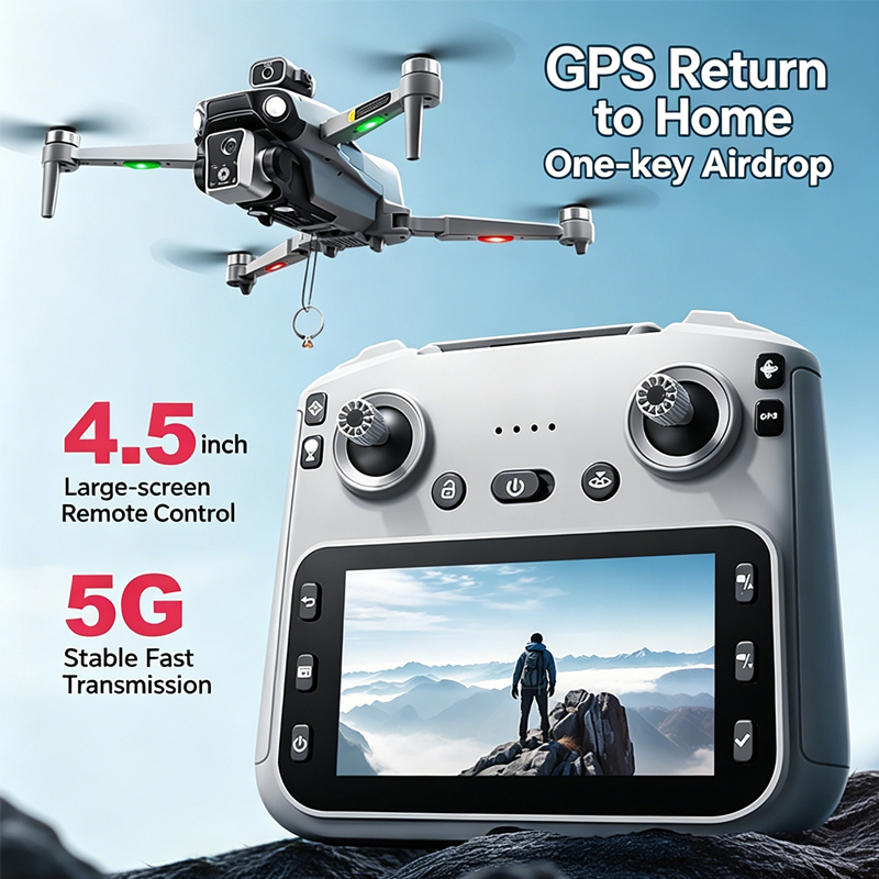 Drone Multispectral - K19 MAX GPS Drone 4K Professionele